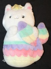 New FAO SCHWARZ Glow-Brights unicorn kitty Meowmaid 15" plush toy