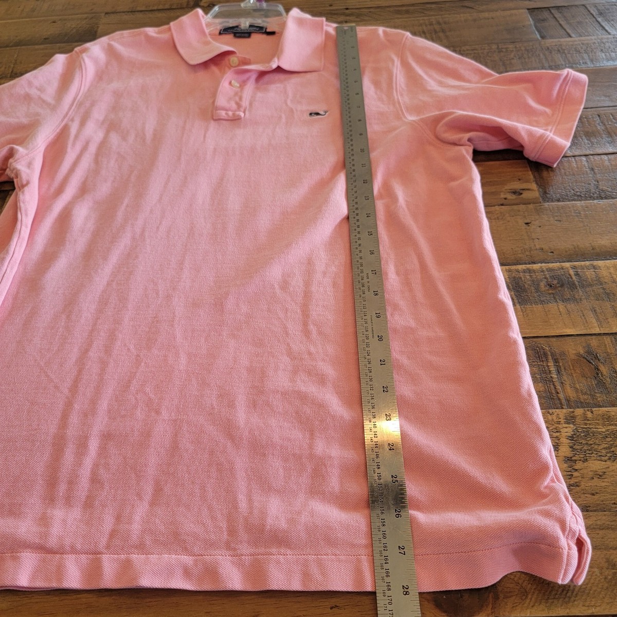 ⭐️⭐️ Vineyard Vines Short Sleeve Polo Shirt Mens Size Large Pink Whale