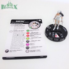 Heroclix Black Panther and the Illuminati set Elektra 037 Rare figure w/card