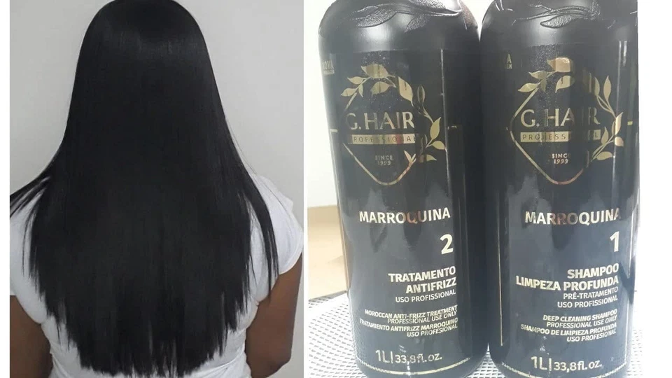 Tratamiento de queratina suavizante capilar marroquí GHAIR - Kit 2x1L Foto 3 de 3