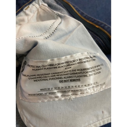 Carhartt Jeans Mens 36 FR Flame Resistant Workwear 5-Pocket Chore Work Pants - Picture 9 of 15