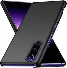 For Sony Xperia 5 II Case Ultra Slim Hard Back Cover - Matte Black