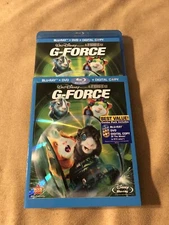 G-Force (Blu-ray / DVD + DIGITAL, 2009, 3-Disc) w/Slipcover