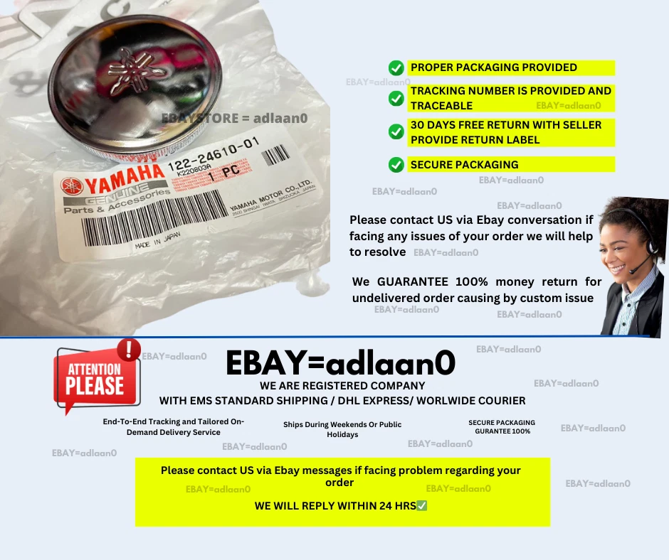 YAMAHA AT1 CS3 CS5 G6 G7 L5 LS2 OEM CHROME GAS FUEL TANK CAP 122-24610-01-00 Foto 4 de 4