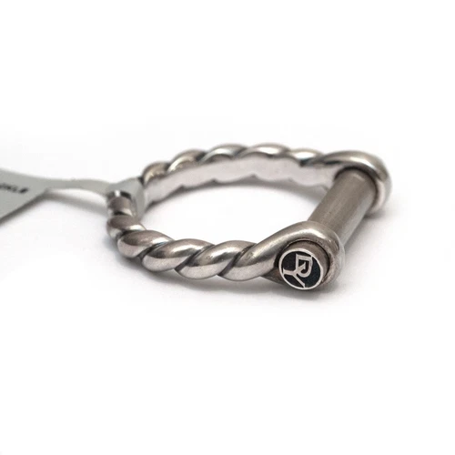 全新 David Yurman 男式 7 毫米海上镣铐戒指 纯银 11 码 - 第 3 张/共 6 张