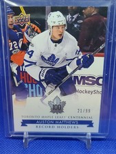2017 Upper Deck Toronto Maple Leafs Centennial Set Hockey Cards Checklist and Odds 45