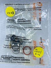 AMPHENOL M233291/4-16 Electronic TNC Bulkhead Crimp RF Connector 1 pc. EB 3 