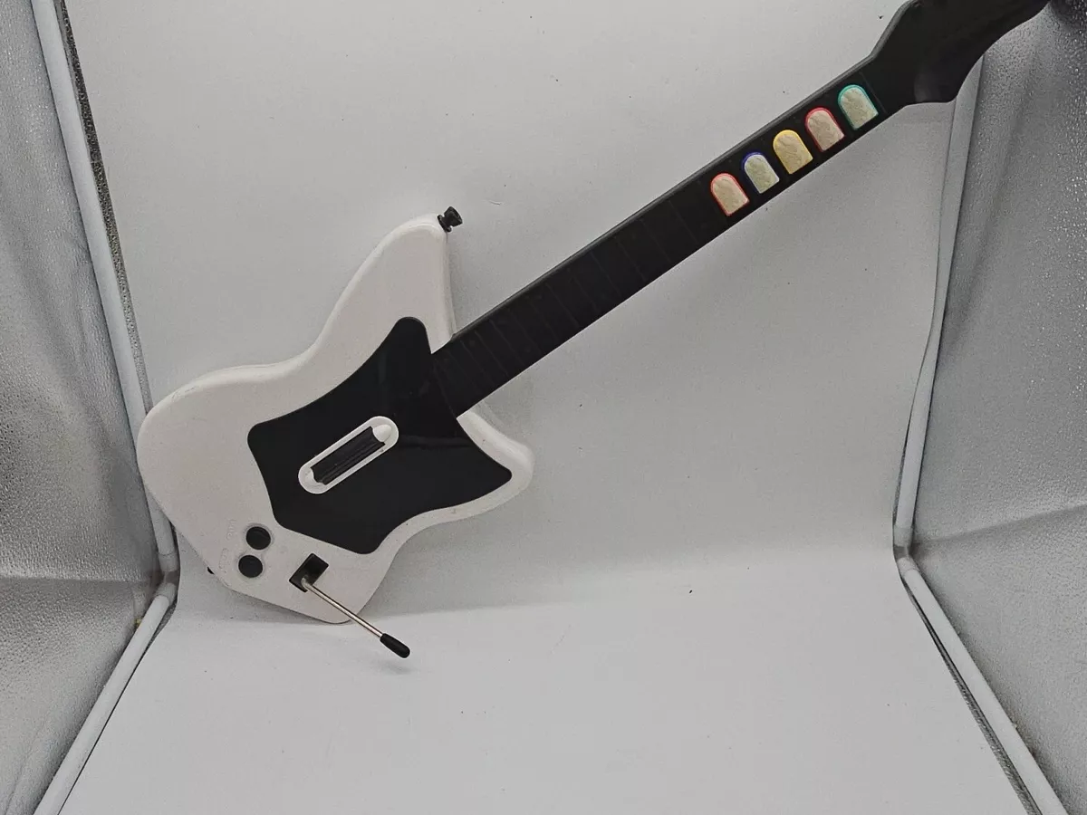 Guitar Hero Wireless White Guitar Red Octane PS2 Playstation 2