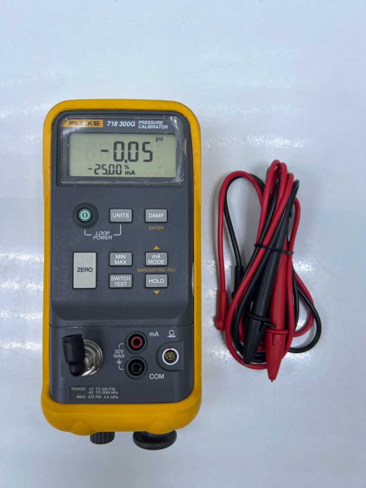 Fluke 718300G Pressure Calibrator eBay