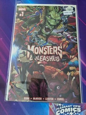 MONSTERS UNLEASHED #1 VOL. 2 HIGH GRADE MARVEL COMIC BOOK CM90-108