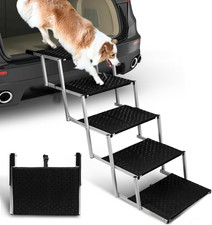 Dog Stairs for Cars,Folding Dog Steps for Large Dogs,Portable Pet Stairs for Car