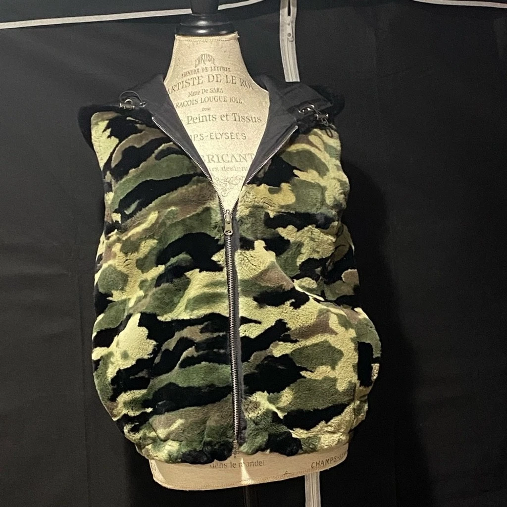 Camouflage Coats, Jackets & Vests Fur Outer Shell for Women for