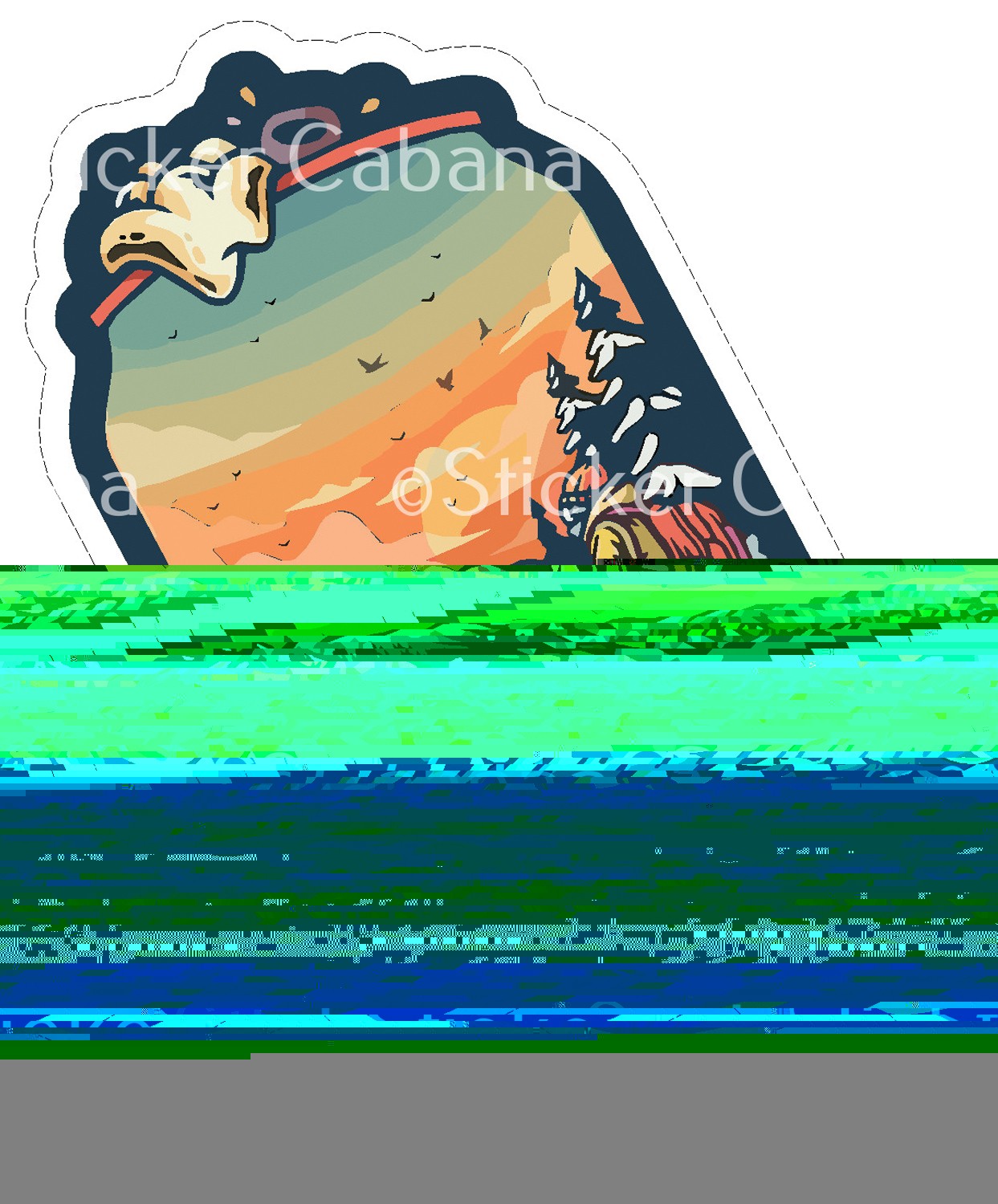 Наклейка Домика для сноубордиста Can Sm Stck