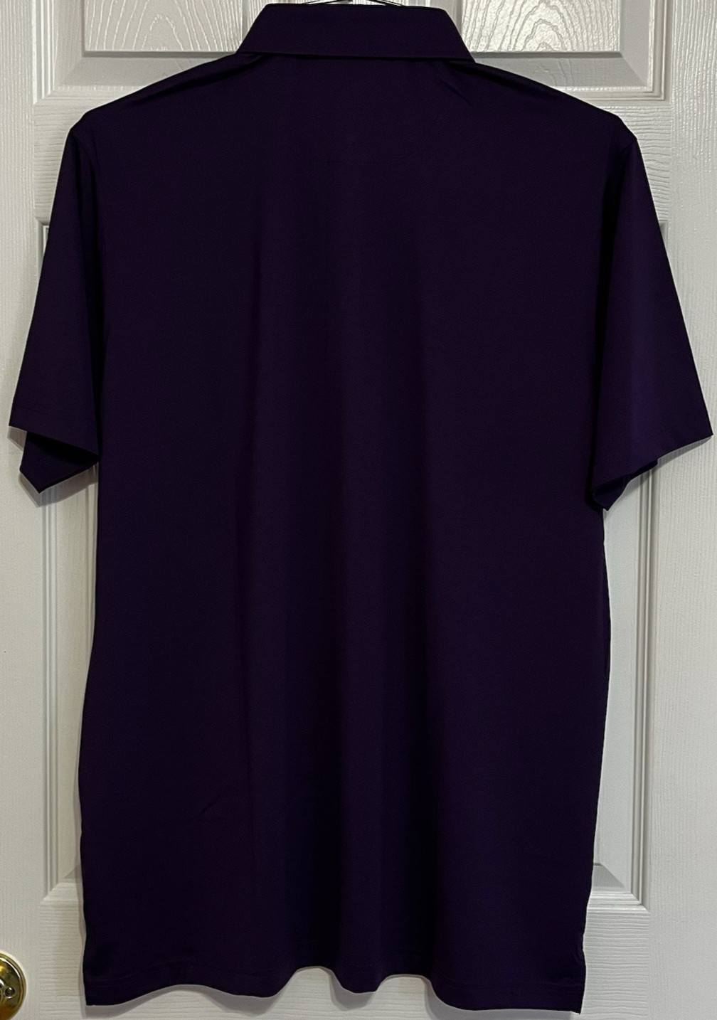 Donald Ross Men's Golf Polo Shirt, Jupiter, Medium, Classic Style, Eggplant, NWT