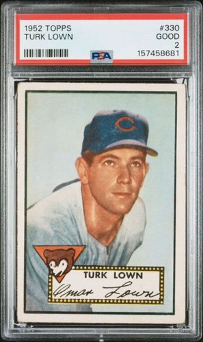 Turk Lown #330 1952 Topps card