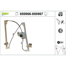 Valeo 850966 Fensterheber für CITROEN C3 SH