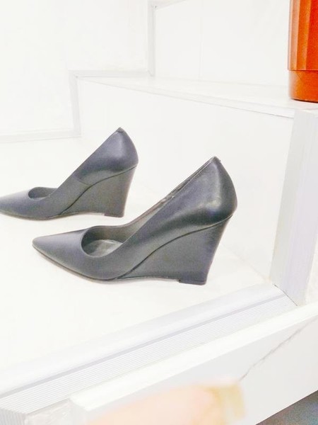 Women Jasper Conran Heels Black Leather 36