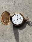 Antique WALTHAM 15 JEWEL POCKET WATCH KEYSTONE Case J Boss 14K Filled James