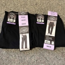 Colorado Clothing Men's Utility Pant Lot of 2 Relaxed Stretch Canvas Black 30X30