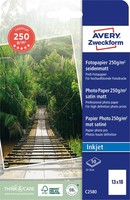 Avery Zweckform Inkjet Fotopapier Premium 13 X 18 Cm Weiß Seidenmatt 50 Blatt