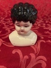 Vintage Porcelain China Doll Head Bust German 1967