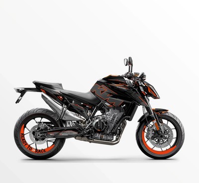 Grafikkit für KTM DUKE 790 black orange -auf Anfrage für 890 erhältlich-