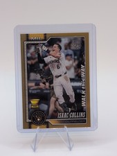 2026 Topps Celebration Isaac Collins Walk This Way GOLD #d/50 SSP Case Hit #202