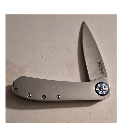 Kershaw 3871 Rexford Design Pocketknife 8Cr13MoV Blade Stainless Handle Silver