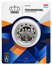 Luxemburg 25 Euro 2026 &ndash; Thronbesteigung Gro&szlig;herzog Guillaume, 1 oz Silber PP