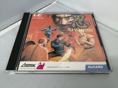 PC Engine Game Shinobi Hu Card Asmik NEC Tested
