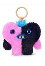 Fuggler Baby Pinkles HEARTY MCFARTY Pink Black 3.5" Keychain Keyring New