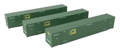 Contenedor H0 53 pies EMP 3 piezas -- 18502 NUEVO | Zustand: Neu