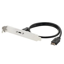 Type E USB 3.1 Male To Type C Female Extension Cable Front Panel Header