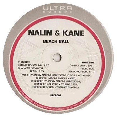 Nalin & Kane Beach Ball Vinyl Single Electro House