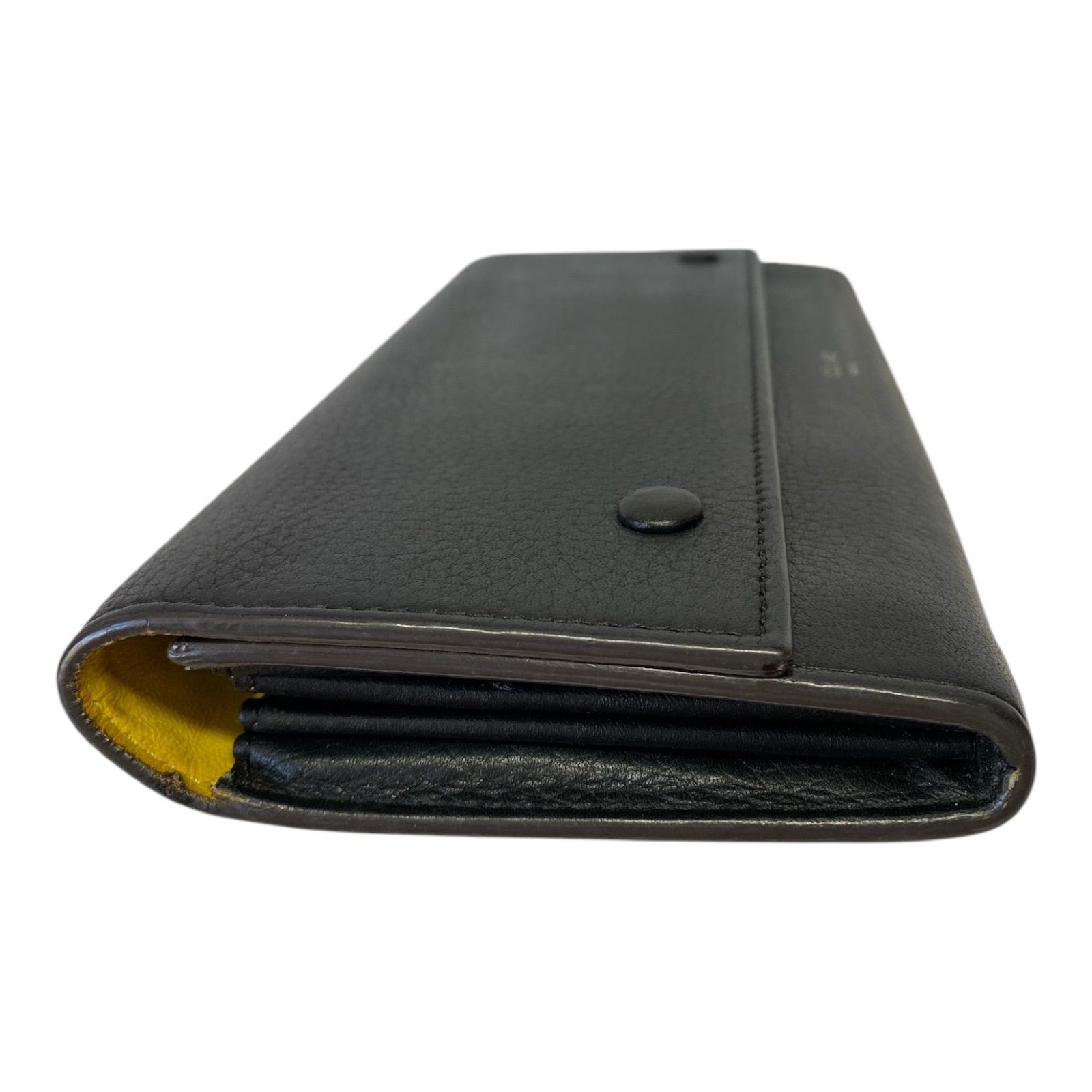 CELINE Multi function W Hook Leather Long Wallet … - image 4