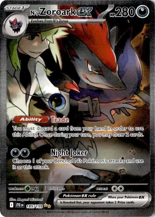 N's Zoroark Ex Pokémon TCG Cards for sale | eBay