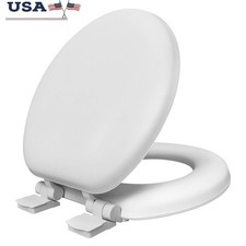 Soft Toilet Seat Quick Release Slow Close Adjustable Hinges Foam Comfort New