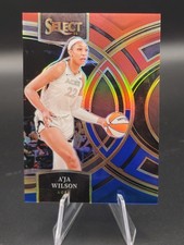 2024 Panini Select WNBA #158 A'ja Wilson Prizm Red and Blue #/399 1G
