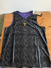 Nike Basketball Jersey Kobe Bryant Dri-Fit Reversible FZ0934-010 Mens Size XL