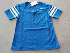 Nike Dri-FIT Women's Blue V-Neck Short Sleeve Jersey T-Shirt Size S CU9975-493