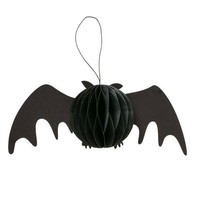 Halloween Deko HäNgefigur Batty Fledermaus Ca. 25X11Cm Schwarz
