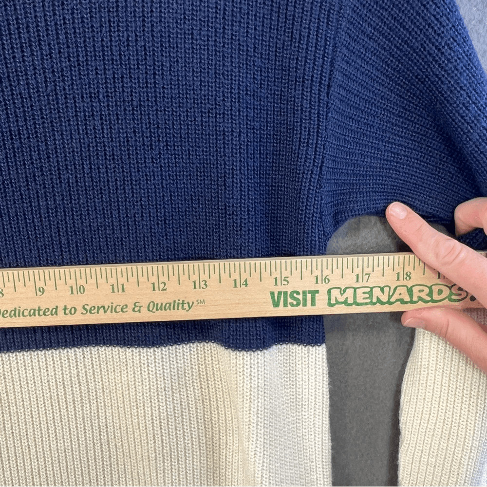 Vintage 1990s Linda Lundstrom Women’s Sz small turtleneck dress wool blend Princ