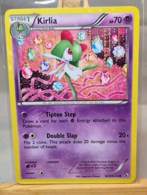KIRLIA Reverse Holo RC9/RC25  LEGENDARY TRASURES N/M POKÉMON ENGLISCH VINTAGE