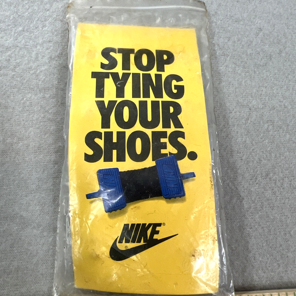 NIKE 1980s 80s Lace Locks Shoe Laces NOS BASKETBALL Black | eBay
