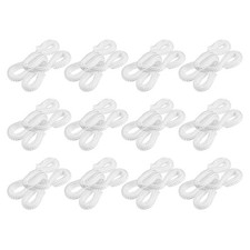 68pcs Iron Sewing Hooks and Eye Closures 19mm Long for Bra Trousers, White