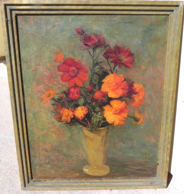 Georgia P. Foster 1881-1965 floral still life painting California artist