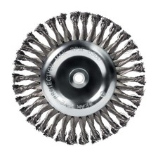 Mercer Industries 184020 - 8" x 5/8" x 1/2", 5/8" Knot Wire Wheel, .014 Carbo...