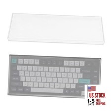 75 84-Key Knob Keyboard Dust Cover, Clear Acrylic Keypads Cover, Frosted