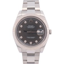 Rolex Datejust 41mm Rhodium Dial Watch Ref# 116334