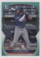 2023 Bowman Chrome Prospects Aqua Refractor 56/125 Juan Benjamin #BCP-151 14mx